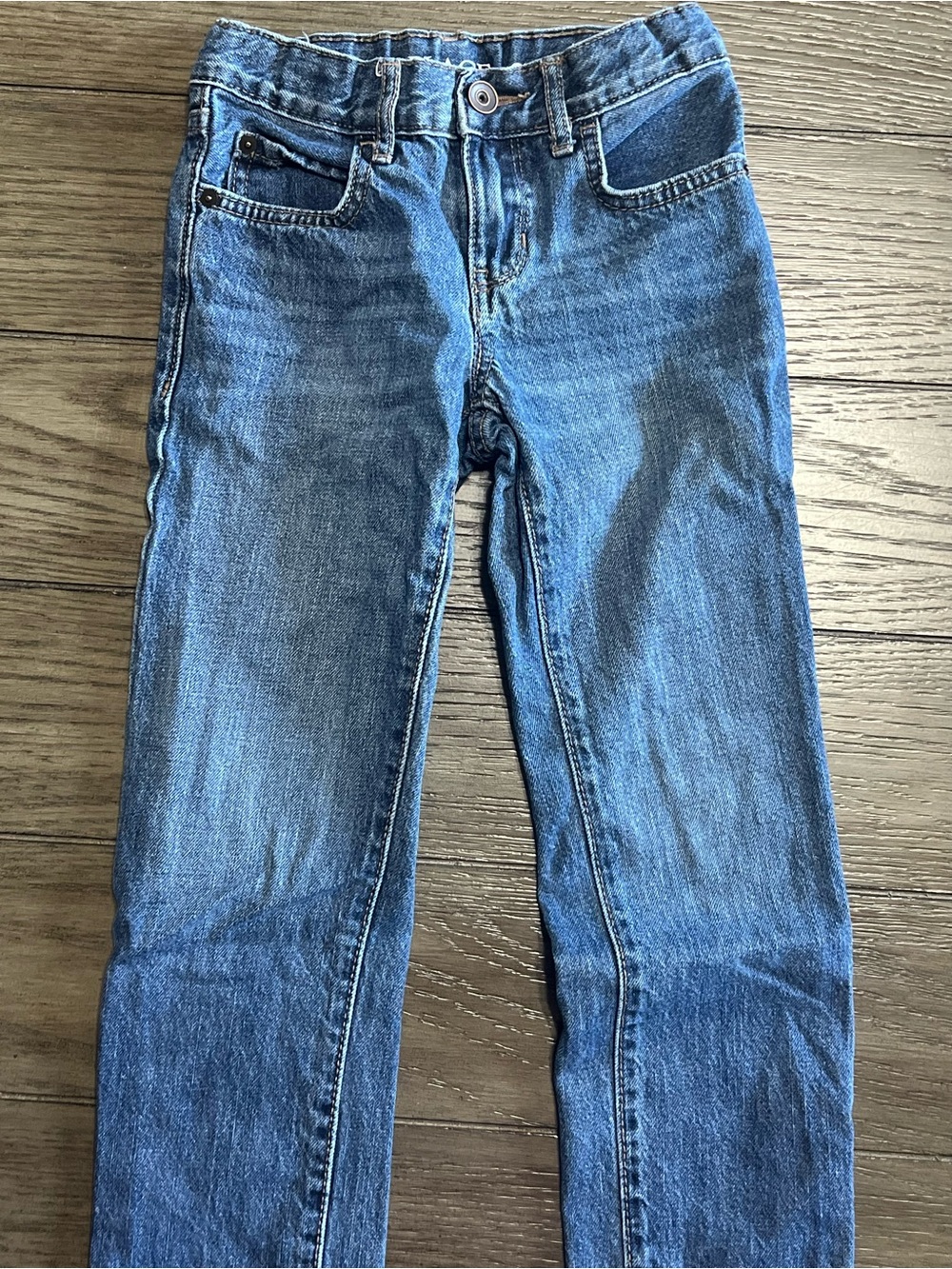 Boy’s  Slim Straight Blue Jeans